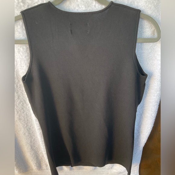 Chico’s Apparel Annie Sleeveless Knit Black; EUC;M/8 - Picture 3 of 13